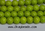 CMJ219 15.5 inches 6mm round Mashan jade beads wholesale