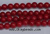 CMJ22 15.5 inches 4mm round Mashan jade beads wholesale