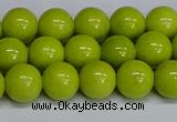 CMJ221 15.5 inches 10mm round Mashan jade beads wholesale