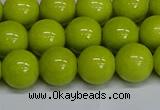 CMJ222 15.5 inches 12mm round Mashan jade beads wholesale