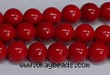 CMJ227 15.5 inches 8mm round Mashan jade beads wholesale