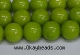 CMJ271 15.5 inches 12mm round Mashan jade beads wholesale