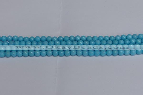 CMJ275 15.5 inches 6mm round Mashan jade beads wholesale