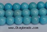 CMJ276 15.5 inches 8mm round Mashan jade beads wholesale