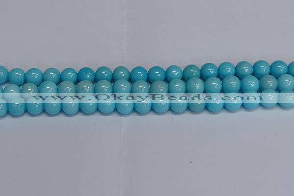 CMJ278 15.5 inches 12mm round Mashan jade beads wholesale