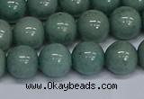 CMJ285 15.5 inches 12mm round Mashan jade beads wholesale