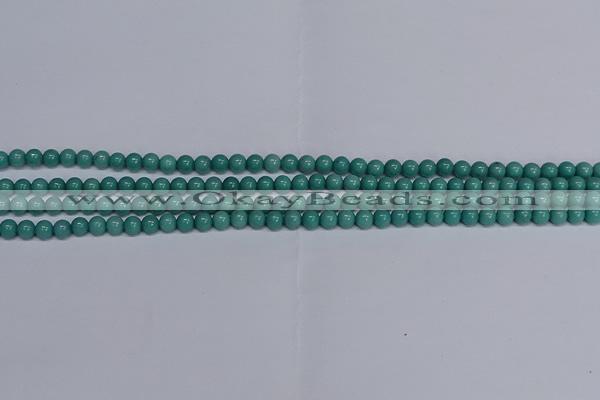 CMJ288 15.5 inches 4mm round Mashan jade beads wholesale