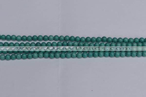 CMJ289 15.5 inches 6mm round Mashan jade beads wholesale