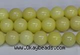 CMJ297 15.5 inches 8mm round Mashan jade beads wholesale