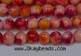 CMJ401 15.5 inches 6mm round rainbow jade beads wholesale