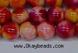 CMJ404 15.5 inches 12mm round rainbow jade beads wholesale