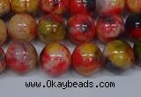 CMJ487 15.5 inches 10mm round rainbow jade beads wholesale