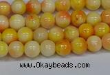 CMJ506 15.5 inches 6mm round rainbow jade beads wholesale