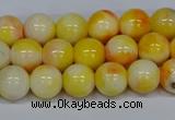 CMJ507 15.5 inches 8mm round rainbow jade beads wholesale