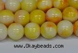 CMJ508 15.5 inches 10mm round rainbow jade beads wholesale