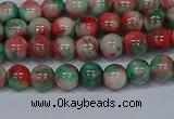 CMJ534 15.5 inches 6mm round rainbow jade beads wholesale