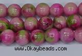 CMJ549 15.5 inches 8mm round rainbow jade beads wholesale