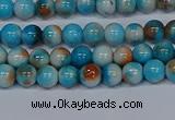 CMJ575 15.5 inches 4mm round rainbow jade beads wholesale