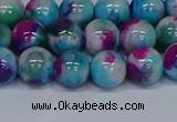 CMJ613 15.5 inches 10mm round rainbow jade beads wholesale