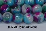 CMJ614 15.5 inches 12mm round rainbow jade beads wholesale