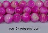 CMJ640 15.5 inches 8mm round rainbow jade beads wholesale