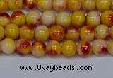 CMJ646 15.5 inches 6mm round rainbow jade beads wholesale