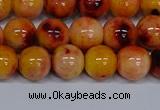 CMJ648 15.5 inches 10mm round rainbow jade beads wholesale