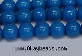 CMJ66 15.5 inches 8mm round Mashan jade beads wholesale