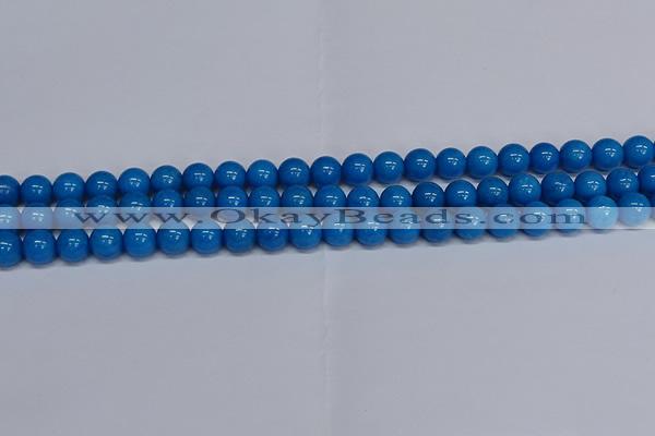 CMJ66 15.5 inches 8mm round Mashan jade beads wholesale