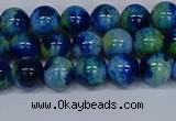 CMJ668 15.5 inches 8mm round rainbow jade beads wholesale