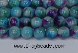 CMJ688 15.5 inches 6mm round rainbow jade beads wholesale