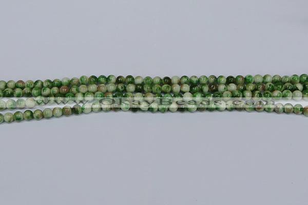 CMJ701 15.5 inches 4mm round rainbow jade beads wholesale