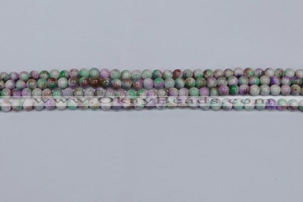 CMJ716 15.5 inches 6mm round rainbow jade beads wholesale