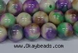 CMJ718 15.5 inches 10mm round rainbow jade beads wholesale