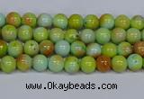 CMJ736 15.5 inches 4mm round rainbow jade beads wholesale