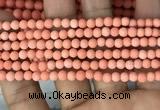 CMJ825 15.5 inches 4mm round matte Mashan jade beads wholesale