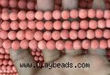 CMJ827 15.5 inches 8mm round matte Mashan jade beads wholesale