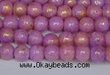 CMJ920 15.5 inches 4mm round Mashan jade beads wholesale