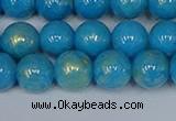 CMJ951 15.5 inches 6mm round Mashan jade beads wholesale