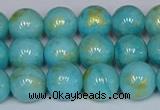 CMJ966 15.5 inches 6mm round Mashan jade beads wholesale