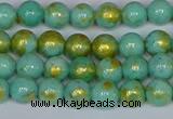 CMJ970 15.5 inches 4mm round Mashan jade beads wholesale