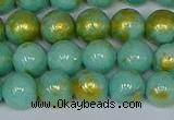 CMJ971 15.5 inches 6mm round Mashan jade beads wholesale