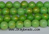 CMJ975 15.5 inches 4mm round Mashan jade beads wholesale