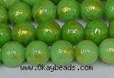 CMJ976 15.5 inches 6mm round Mashan jade beads wholesale