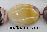 CMK144 15.5 inches 25*35mm oval mookaite beads wholesale