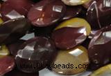 CMK27 15.5 inches 22*30mm faceted oval mookaite beads wholesale