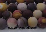 CMK293 15.5 inches 10mm round matte mookaite beads wholesale