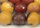 CMK361 15 inches 8mm faceted round mookaite beads wholesale