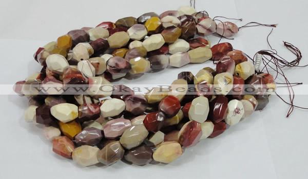 CMK50 15.5 inches 15*20mm faceted freeform mookaite beads wholesale