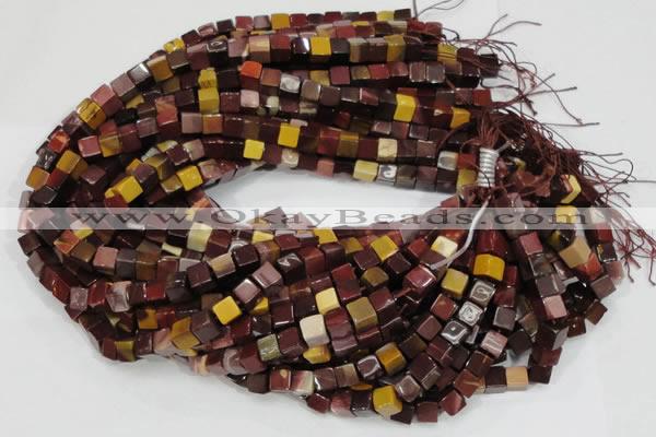 CMK69 15.5 inches 6*6mm cube mookaite gemstone beads wholesale